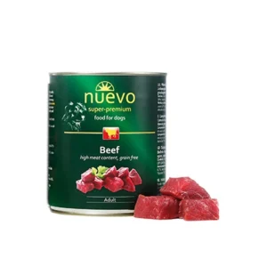 Kонсервы NUEVO для собак с говядиной, 400 г