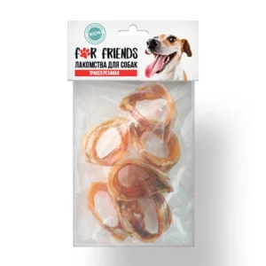 Лакомство для собак For Friends Трахея резаная, 50 гр