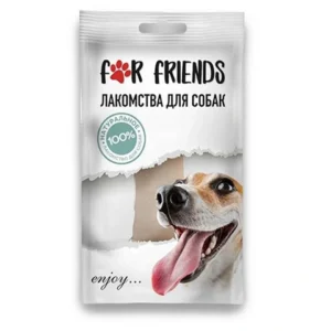 Лакомство For Friends для собак кость жилованная натуральная 5″, 12,5 см. 1 шт
