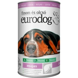 Влажный корм Eurodog для собак с печенью, 415 г.